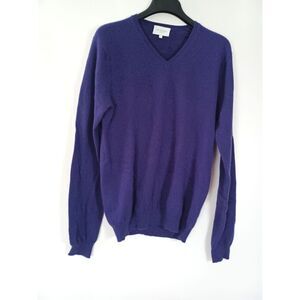 Eric Bompard 100% Cashmere Sweater Large Old Money Luxury‎ Staple Preppy French